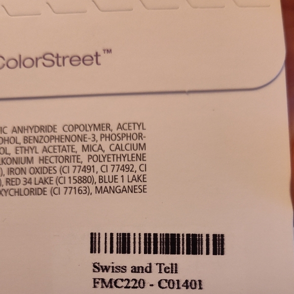 Color Street Green and White Nail Polish Strips - Picture 5 of 11